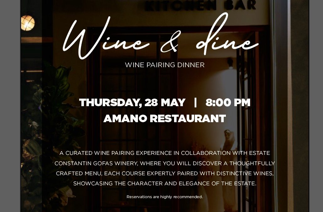 Wine & Dine | A Taste Escape Experience
